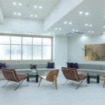Modern Lydian Clinic waiting lounge in Seoul